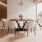 Bessagi Home Jedilna Miza Loca, Barva Oreha, 160x90 | Shoptok.si