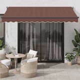 Tenda Avtomatsko zložljiva tenda rjava 350x250 cm, (21366852) | Shoptok.si