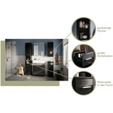 MID.YOU Viseča Omara Linus, Črna | Shoptok.si