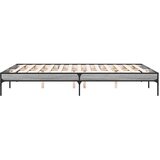  Okvir kreveta boja hrasta 140x200cm konstruirano drvo i metal | shoptok.hr