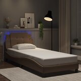  Okvir kreveta s LED-om bez madraca Zadar cappuccino 90x190 cm | shoptok.hr