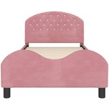  za djecu s uzglavljem Ružičasta 90 x 200 cm Baršun | shoptok.hr