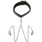  Sei Mio - ogrlica s kopčama za bradavice (crna) | shoptok.hr