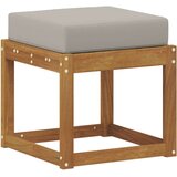  Klupa za sjedenje Prirodna i svijetlo siva 43 x 43 x 37 cm - Prirodna i svijetlo siva 40 cm Otvoreno područje nogu | shoptok.hr