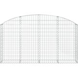  Gabionska košara s lukom 200x30x100/120 cm pocinčano željezo | shoptok.hr