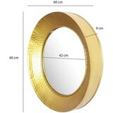 MID.YOU STENSKO OGLEDALO, 60/60/9 cm steklo | Shoptok.si