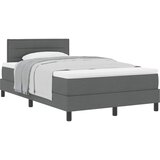  Krevet s opruga kutije Tamno siva 120 x 190 cm tkanina | shoptok.hr