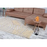 Conceptum Hypnose Tepih Funk -AL 179 sr, 140x190 cm, Sivo-žuti | Eponuda.ba