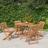  5-dijelni vrtni blagovaonski set od masivnog bagremovog drva | shoptok.hr