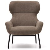 Kave Home Rjav fotelj Belina – Cene