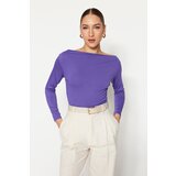 Trendyol Blouse - Purple - Slim fit Cene