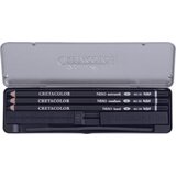 CRETACOLOR Umjetnički set za crtanje Nero Pocket 7 kom u metalnoj kutiji 400 08 | shoptok.hr