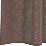 Voile zavjese s džepovima za šipke 2 kom smeđe | Shoptok.si