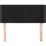  Posteljno vzglavje črno 80x5x78/88 cm žamet, (20724676) | Shoptok.si