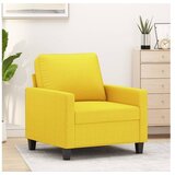 vidaXL Fotelja Svjetložuta 60 cm od tkanine | shoptok.hr