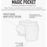 Atlantic Men's boxers Magic Pocket - black Cene