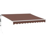 Maison Chic Avtomatsko zložljiva tenda - Senčniki rjava 300x250 cm, (22038302) | Shoptok.si