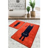 Comfort red red bathmat set (2 pieces) Cene