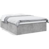  Okvir kreveta boja betona 150x200 cm od konstruiranog drva | shoptok.hr