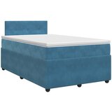  Boxspring krevet s madracem Plava 120 x 190 cm Baršun | shoptok.hr