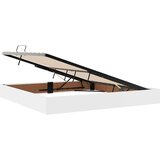  Krevet S LED lampica s pohranom Svijetlo siva 200 x 200 cm PVC | shoptok.hr