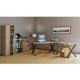 MID.YOU Kotna Pisalna Miza Lona, Hrast | Shoptok.si