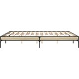  Okvir za krevet boja hrasta 200x200cm konstruirano drvo i metal | shoptok.hr