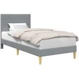  Krevetna konstrukcija Svjetlosiva 80 x 200 cm Tkanina | shoptok.hr
