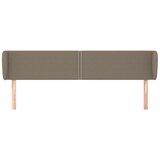  Uzglavlje s ušima smeđesivo 203x23x78/88 cm od tkanine | shoptok.hr