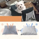 INF Prenosna avtomobilska pasja postelja z odstranljivo zasnovo - siva Grey, (5000125105) | Shoptok.si