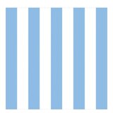 PPD Papperproducts Design Stripes - Salvete - Stripes, Light blue, 33x33 cm | Eponuda.com
