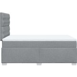 vidaXL Krevet s oprugama i madracem svjetlosivi 120x190 cm od tkanine | shoptok.hr