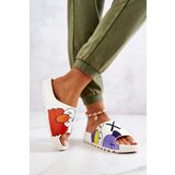 Boto Printed Rubber Slippers White Monsters | ePonuda.com
