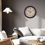 Wallity Zidni sat Alfa, 31x31 cm, crni | Eponuda.ba
