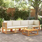 vidaXL 4-dijelni set vrtnih sofa s jastucima masivno bagremovo drvo Cijene