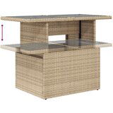  Set sofe za vrt od 8 dijelova s jastučićima Bež Poli Ratan | shoptok.hr