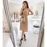 Gemre Beige Aubin spaghetti strap dress | ePonuda.com