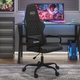 vidaXL Masažni gaming stol črno umetno usnje Cene