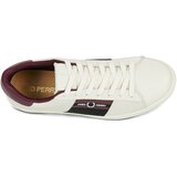 Fred Perry Spencer Perf Leather / Branded Tape Bijela | shoptok.hr