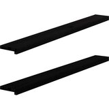  Prozorske klupice 2 kom tamnosmeđe 140x15x2 cm masivne hrast | shoptok.hr
