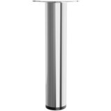 WALTECO Postolje za namještaj (D x Š x V: 3 x 3 x 15 cm, Ø x V: 3 x 15 cm, Nosivost: 50 kg, Čelik, Srebrna) Cijene