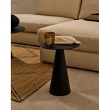 Kave Home Okrugao pomoćni stol sa staklenom pločom stola ø 35 cm Wilshire – | shoptok.hr