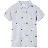  Dječja polo majica siva prošarana 104 | shoptok.hr