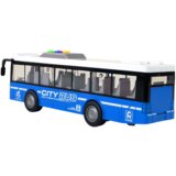 Battery Powered Bus Lights Sounds Friction Drive Blue 1:16 | shoptok.hr