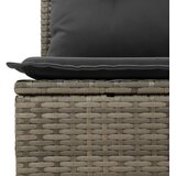  9-dijelni set vrtnih sofa od poliratana s jastucima sivi | shoptok.hr