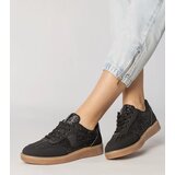 Gemre Black women's sneakers decorated with glitter Likana | Shoptok.si