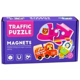 Magnetic Puzzle Vehicles Learning Means of Transport Set 30 pcs. Slike