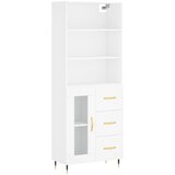 Maison Chic Visoka omara - Komoda - Predalnik bela 69,5x34x180 cm inženirski les, (21721708) Cene