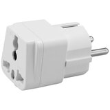 Univerzalni putni adapter 250V beli 10A Cene