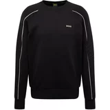 Boss Sweater majica 'Salbo 1' crna / bijela